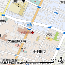 富士フイルムビジネスイノベーションジャパン株式会社　山形営業所周辺の地図