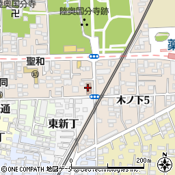 仙台薬師堂郵便局 ＡＴＭ周辺の地図
