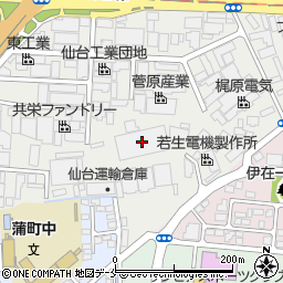 仙台運輸倉庫周辺の地図