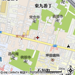 居酒屋九番丁周辺の地図