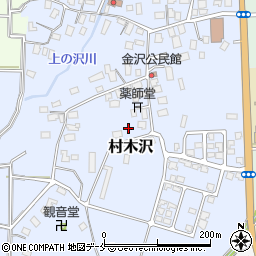 山形県山形市村木沢570-2周辺の地図