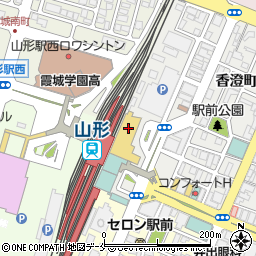 長榮堂エスパル山形店周辺の地図