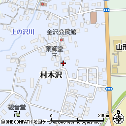 山形県山形市村木沢566周辺の地図