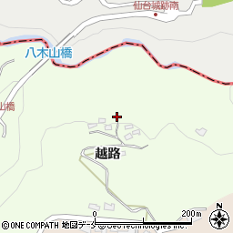 宮城県仙台市太白区長町越路周辺の地図