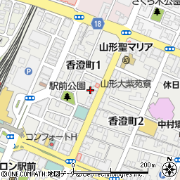 山形県山形市香澄町1丁目11周辺の地図