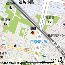 仙台周辺の地図
