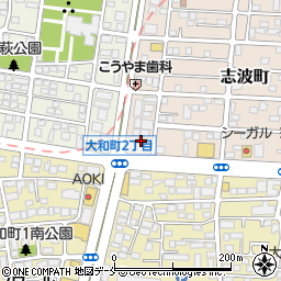 デイリーヤマザキ仙台志波町店周辺の地図