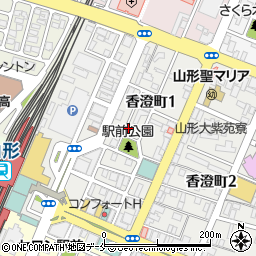 リパーク山形駅前第１０駐車場周辺の地図