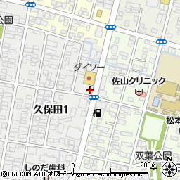 久保田一丁目周辺の地図