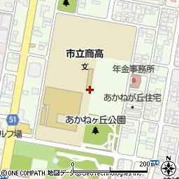 〒990-2481 山形県山形市あかねケ丘の地図