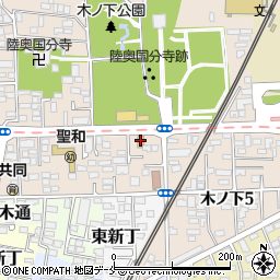 ファミリーマート仙台薬師堂前店周辺の地図