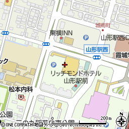 丹野園茶舗　マックスバリュ山形駅西口店周辺の地図