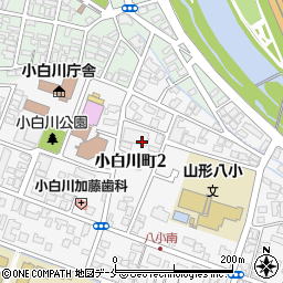 山形県山形市小白川町2丁目6周辺の地図