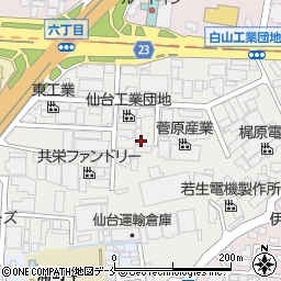 株式会社エコテック仙台営業所周辺の地図