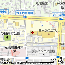 ジーユーフレスポ仙台店周辺の地図