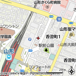 山形県山形市香澄町1丁目15周辺の地図