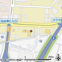 三共自動車販売株式会社　仙台六丁の目店周辺の地図