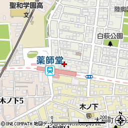 ＊小野木駐車場周辺の地図