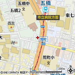 北海道地図株式会社　仙台支店周辺の地図