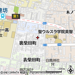 個人宅:裏柴田町駐車場周辺の地図