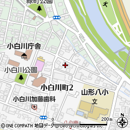 山形県山形市小白川町2丁目5周辺の地図