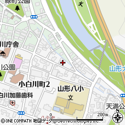 山形県山形市小白川町2丁目11周辺の地図