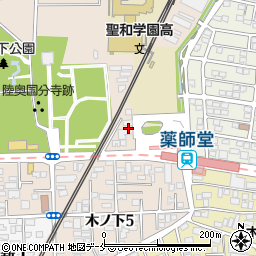 大橋記念薬師堂眼科クリニック周辺の地図