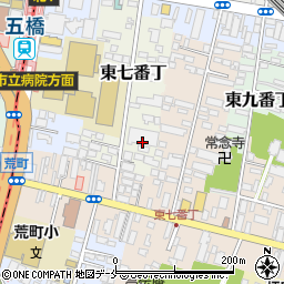 宮城県仙台市若林区東七番丁170周辺の地図