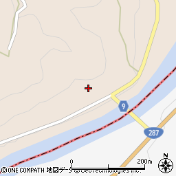 長井大江線周辺の地図