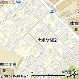 カメイ株式会社カメイ調剤薬局　米ケ袋店周辺の地図