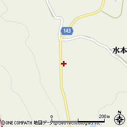 山形県西村山郡朝日町水本306周辺の地図