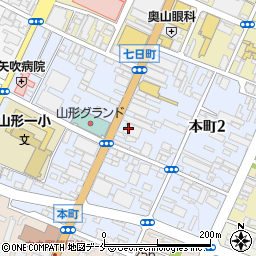 株式会社帝国データバンク山形支店周辺の地図