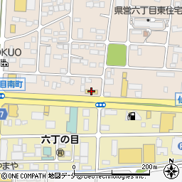 カギの救急車　六丁の目店周辺の地図
