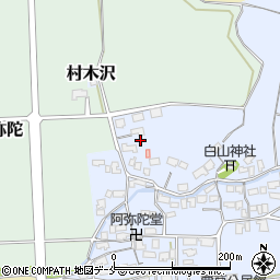 山形県山形市村木沢1448周辺の地図