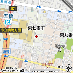 宮城県仙台市若林区東七番丁167周辺の地図