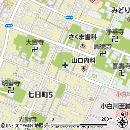 心縁寺周辺の地図