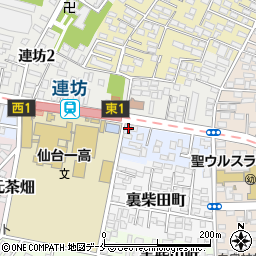 柴田パン　本店周辺の地図
