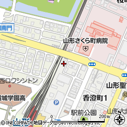 山形県山形市香澄町1丁目17周辺の地図