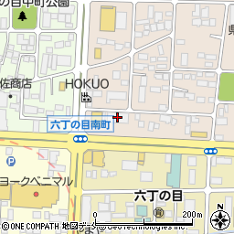イエローハット仙台六丁の目店周辺の地図