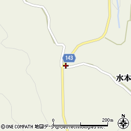 山形県西村山郡朝日町水本297周辺の地図