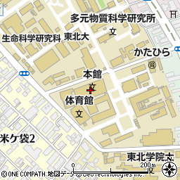 東北大学　産学連携部・特定事業戦略室周辺の地図
