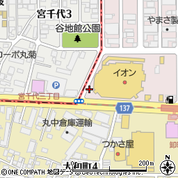 眼鏡市場　イオンスタイル仙台卸町店周辺の地図