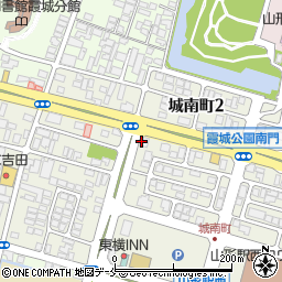 富士通オープンカレッジ山形校周辺の地図
