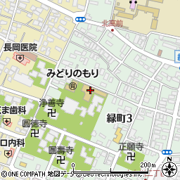 みどりのもり保育園周辺の地図