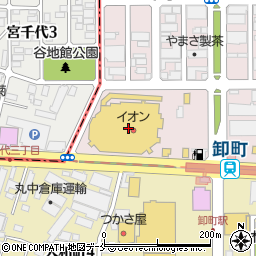 イオン薬局イオンスタイル仙台卸町周辺の地図