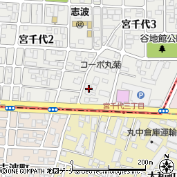デリバリーペットサービス仙台周辺の地図