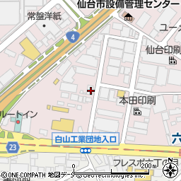 仙台印刷工業団地協同組合周辺の地図