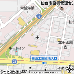 仙台印刷工業団地協同組合周辺の地図