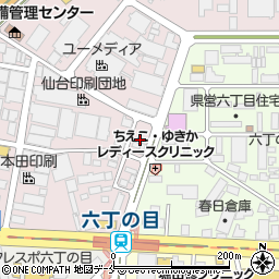 ゼブラ株式会社東北営業所周辺の地図