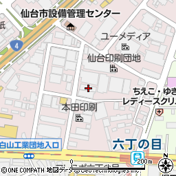 宮城県仙台市若林区六丁の目西町4-2周辺の地図